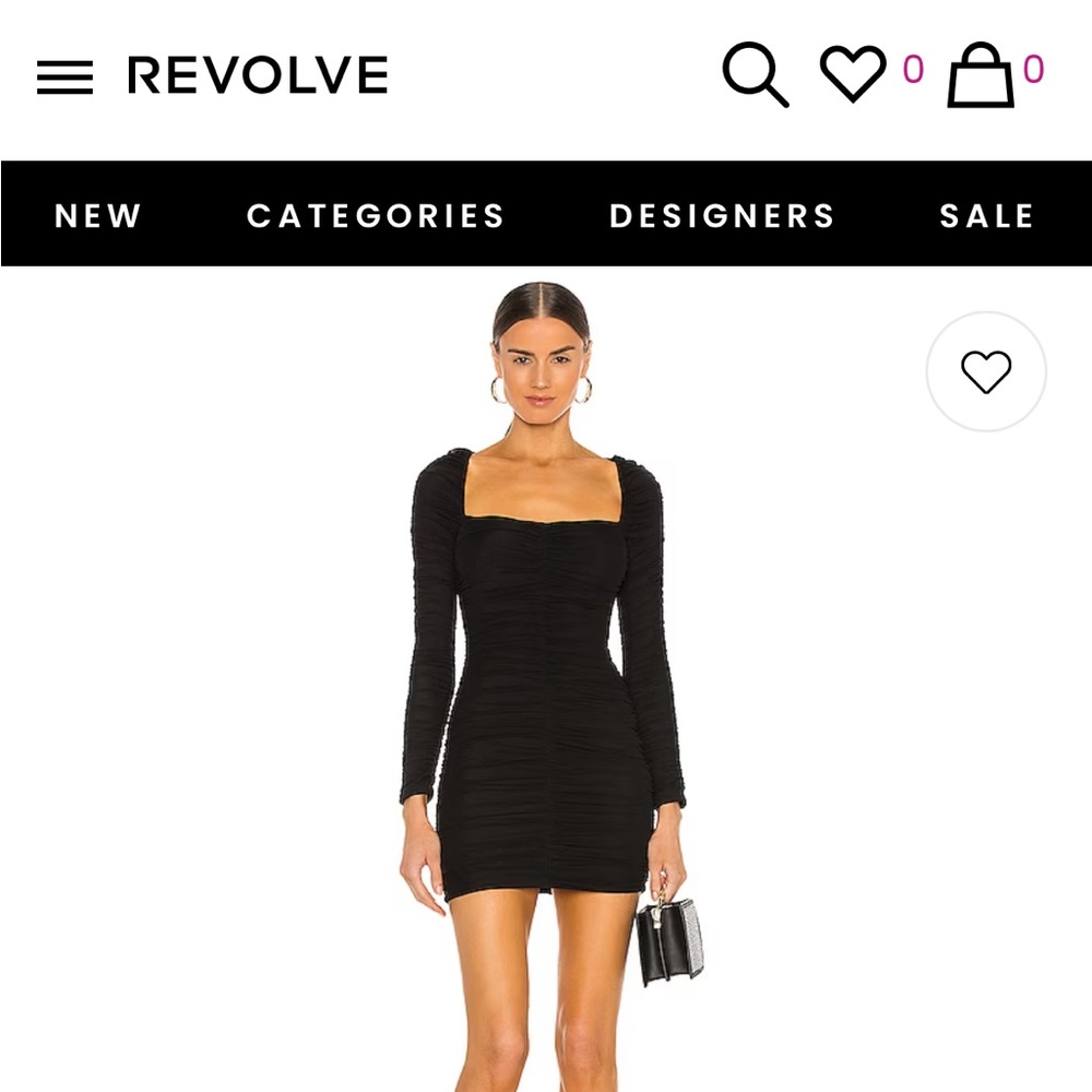 Michael Costello Taupe Mini Dress